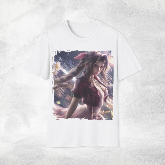 Unisex gaming shirt Final Fantasy Aerith Gainsborough