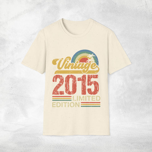 Unisex year of birth shirt 2015