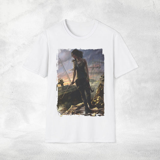 Unisex gaming shirt Lara Croft