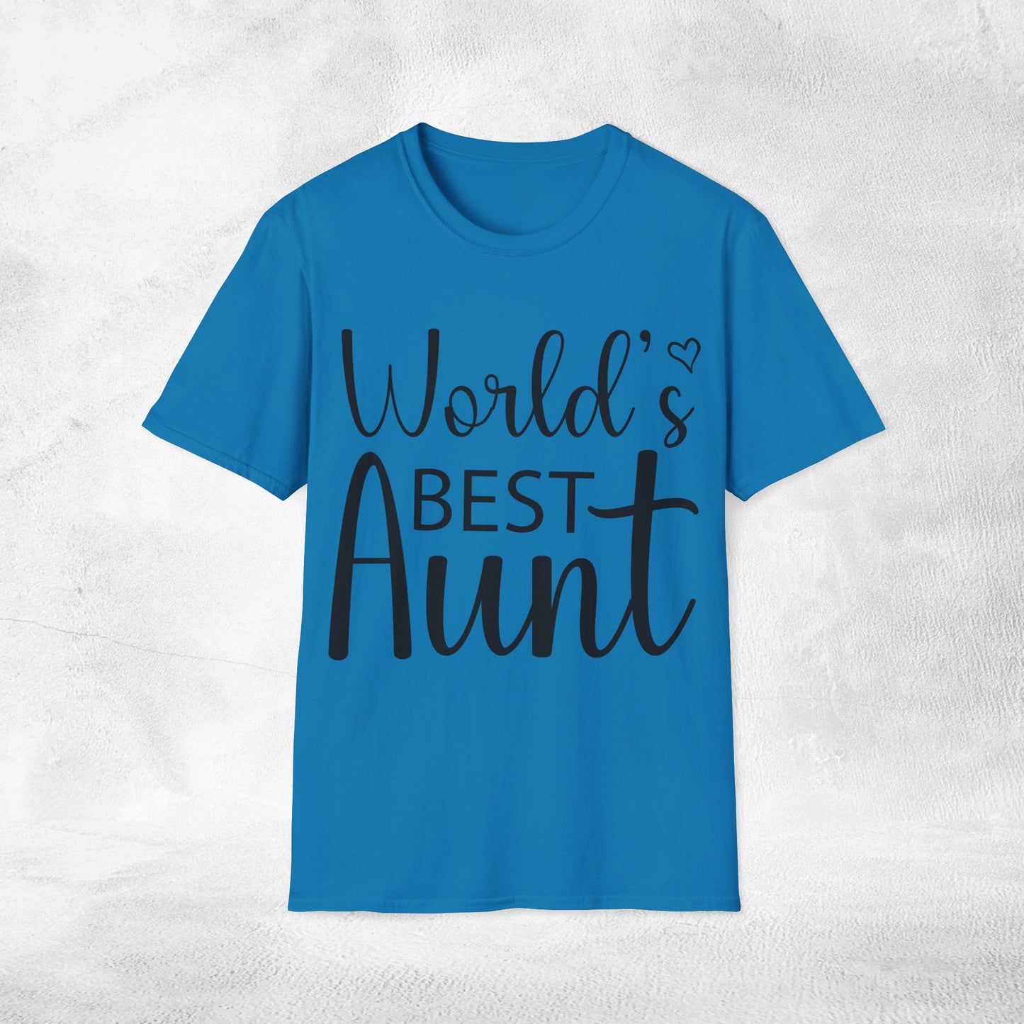 Womens T-shirt Worlds Best Aunt