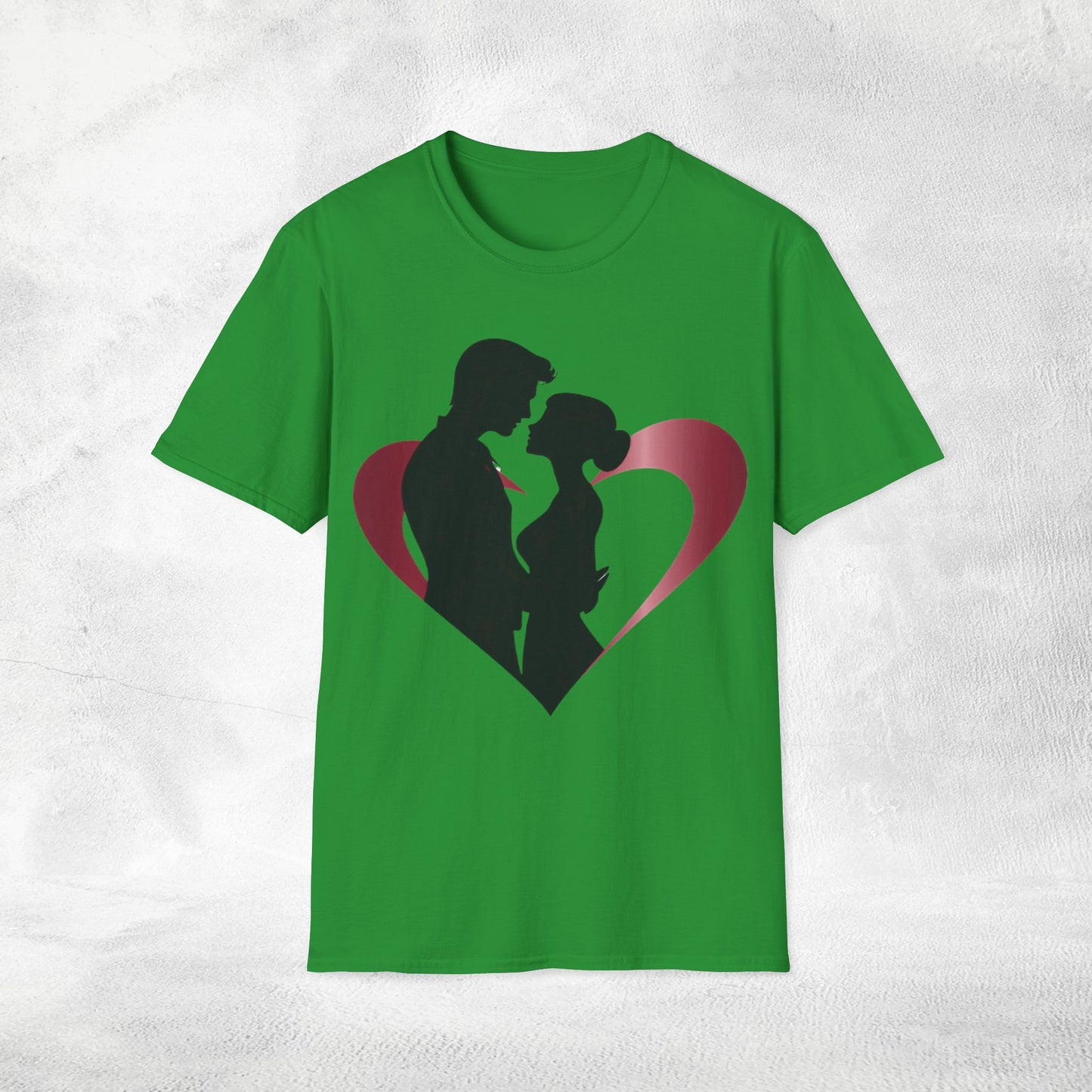 Unisex couples T-Shirt heart