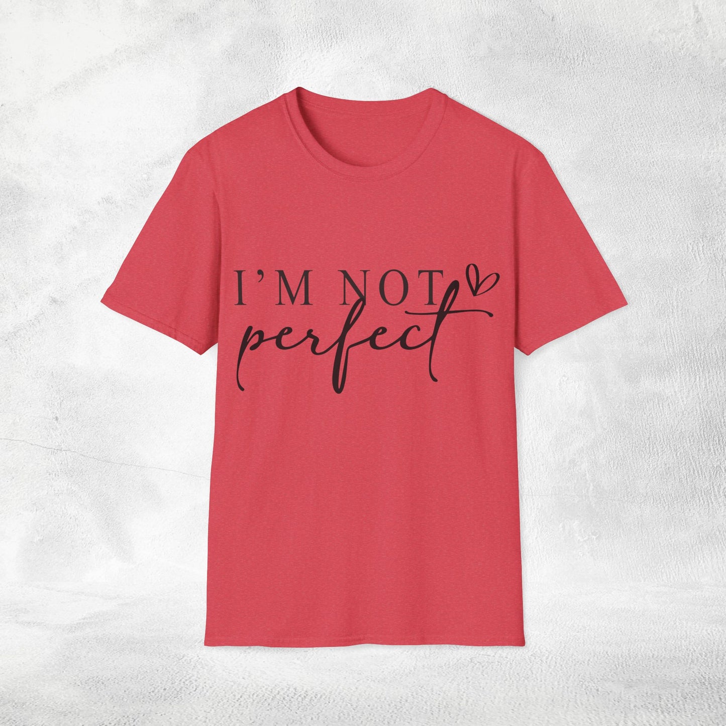 Women's Slogan T-shirt i'm not perfect