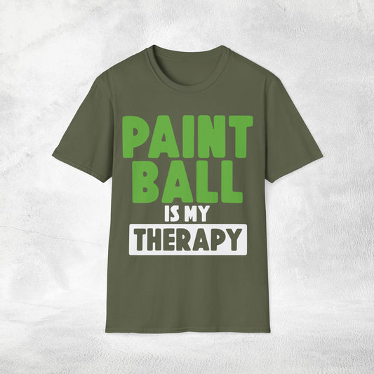 Unisex paintball shirt Therapy