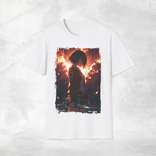 Unisex anime shirt Mikasa Ackerman