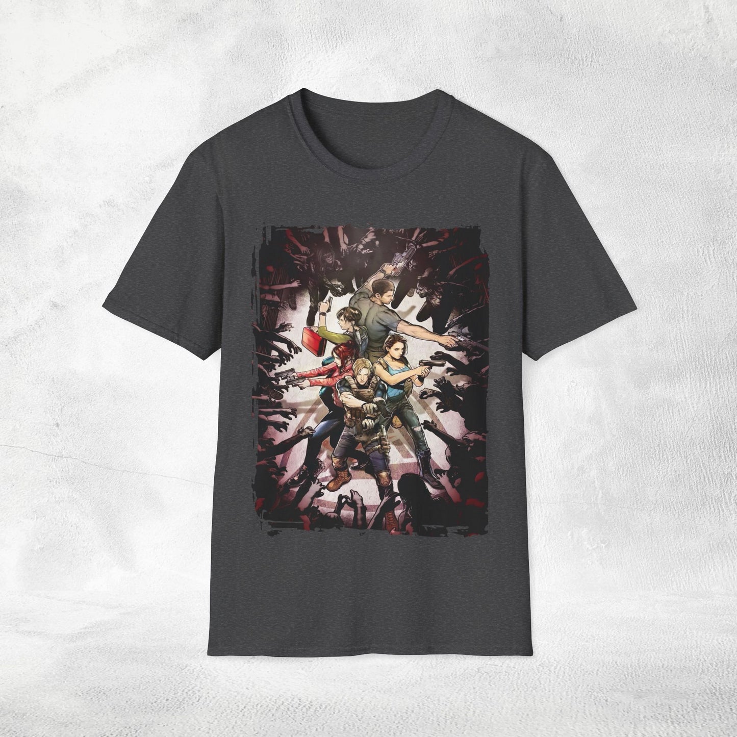 Unisex gaming shirt Resident Evil Anime Art
