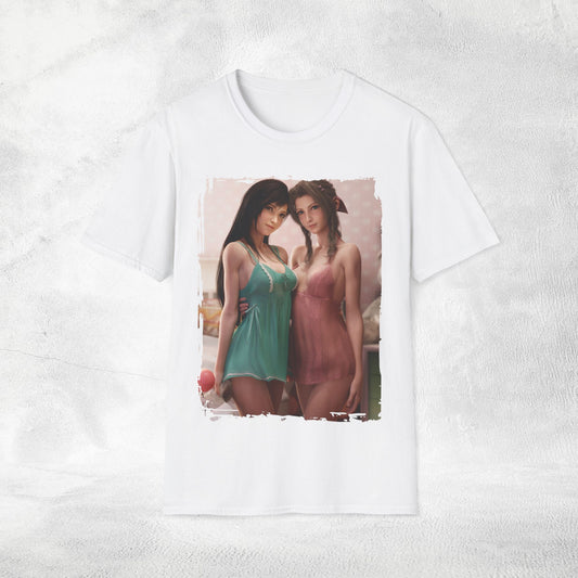 Unisex Gaming shirt Final Fantasy Aerith Gainsborough Tifa Lockhart