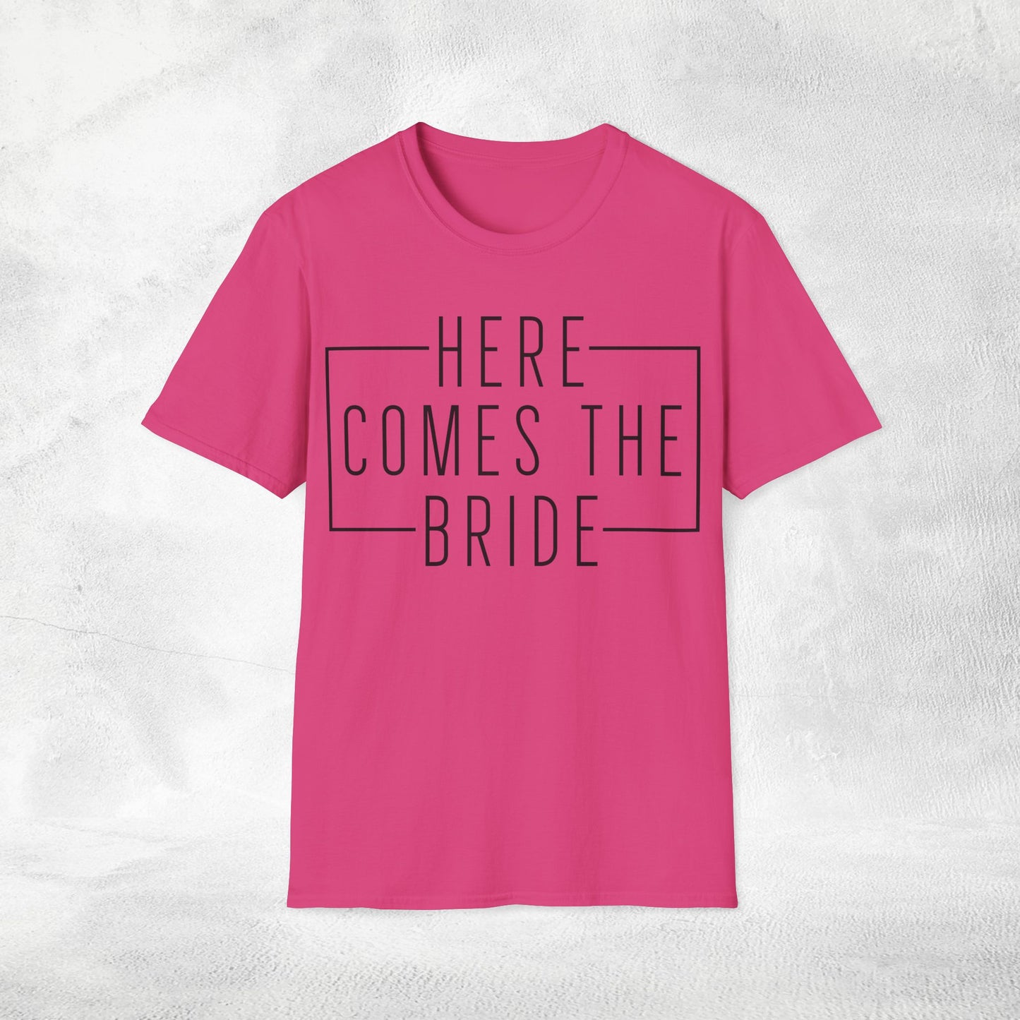 Women T-Shirt here comes the bride bachelorette party