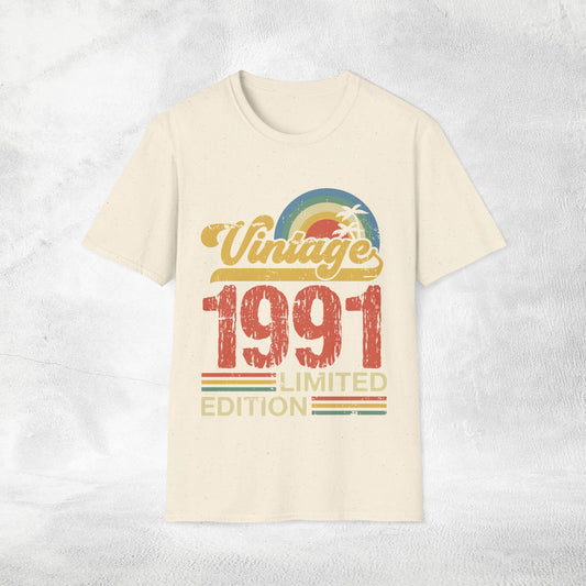 Unisex year of birth shirt 1991