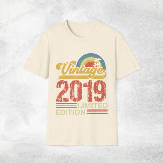Unisex year of birth shirt 2019