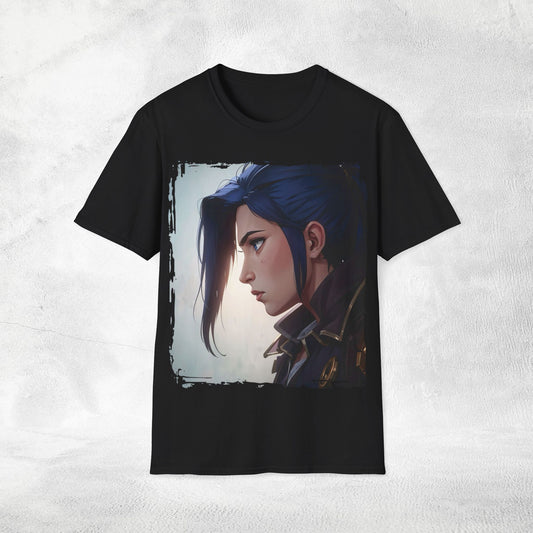 Unisex gaming shirt Caitlyn Arcane League of Legends