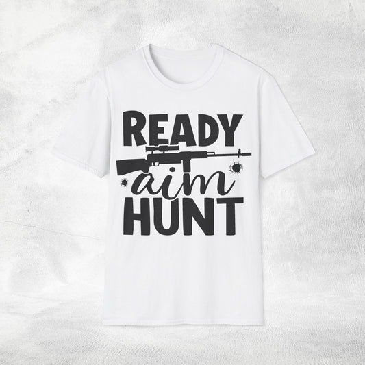 Unisex hunting shirt ready aim hunt