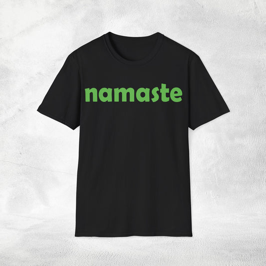 Women's Slogan T-shirt namaste