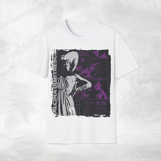 Unisex gaming shirt Resident Evil Lady Dimitresco