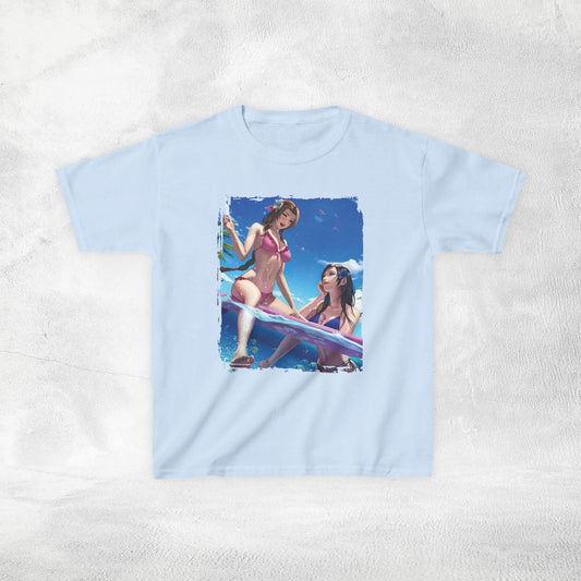 Kids gaming shirt Final Fantasy Tifa Lockhart and Aerith Gainsborough