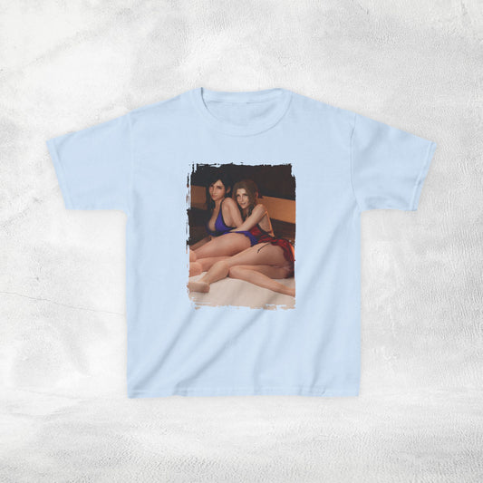 Kids gaming shirt Final Fantasy Aerith and Tifa