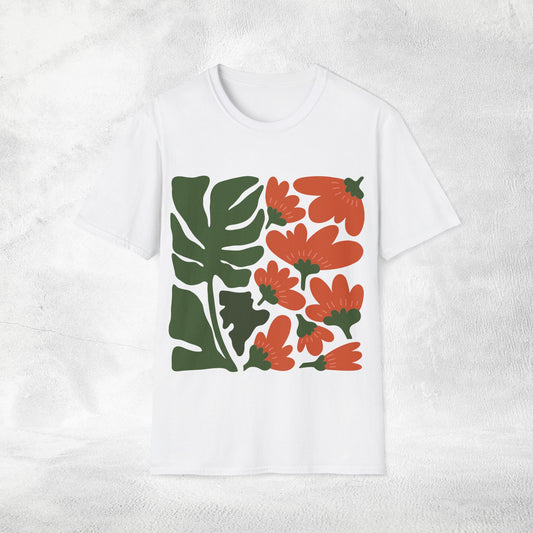 Womens shirt Dänische Blumen