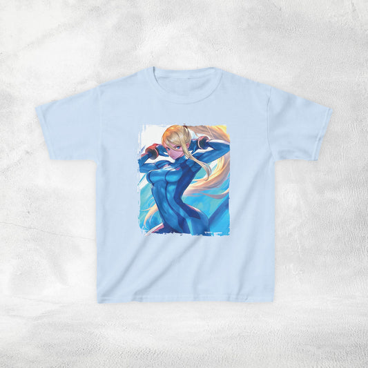 Kids gaming shirt Samus Aran
