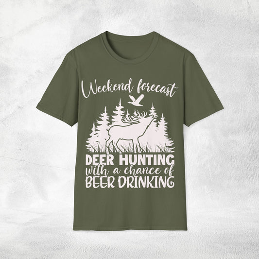 Unisex hunting shirt beer drinking