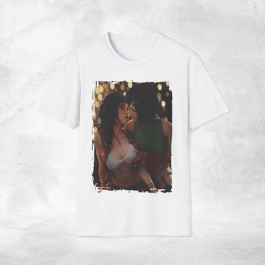 Unisex Gaming shirt Final Fantasy Tifa Lockhart Yuffie Kisaragi lesbian