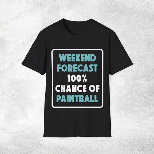 Unisex paintball shirt weekend