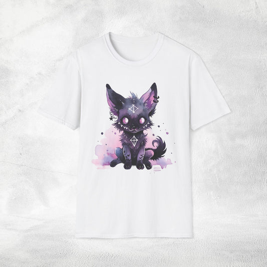Unisex Gothic Shirt Pastel Wolf