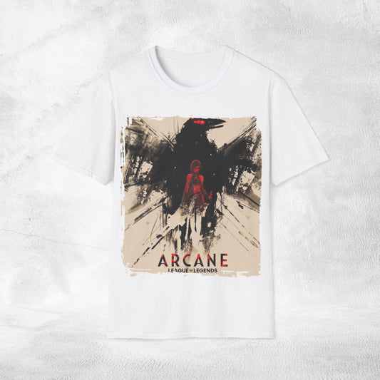 Unisex Gaming shirt Arcane Series LOL Jinx