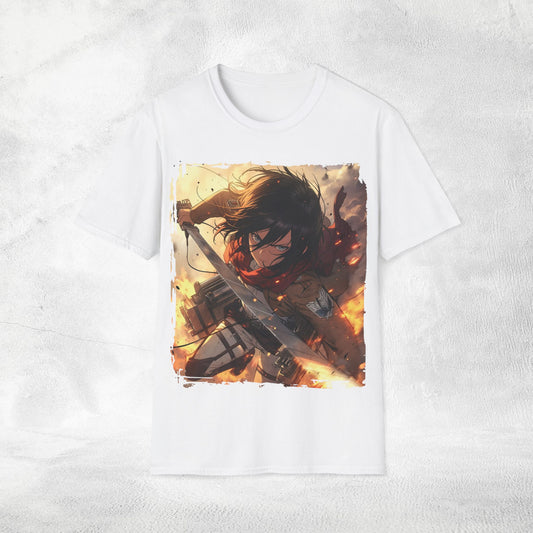 Unisex anime shirt Mikasa Ackerman