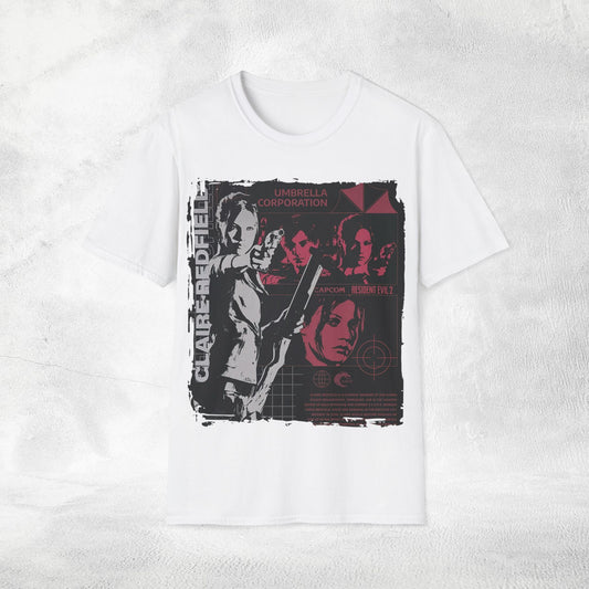 Unisex gaming shirt Resident Evil Claire Redfield