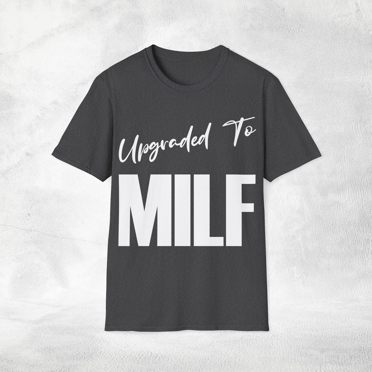 Womens Wifey T-shirt Upgraded to MILF