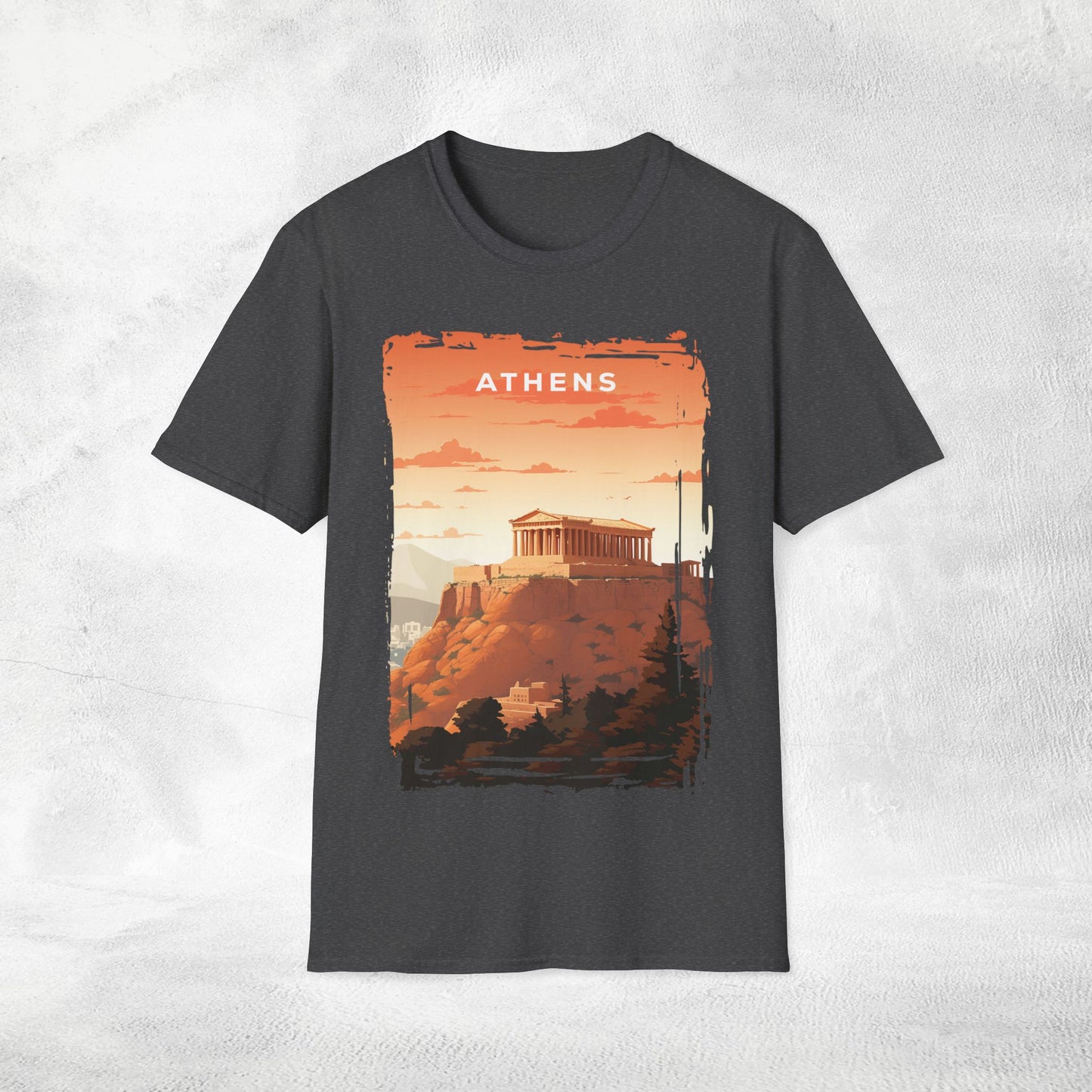 Women T-shirt Athens vacation tee