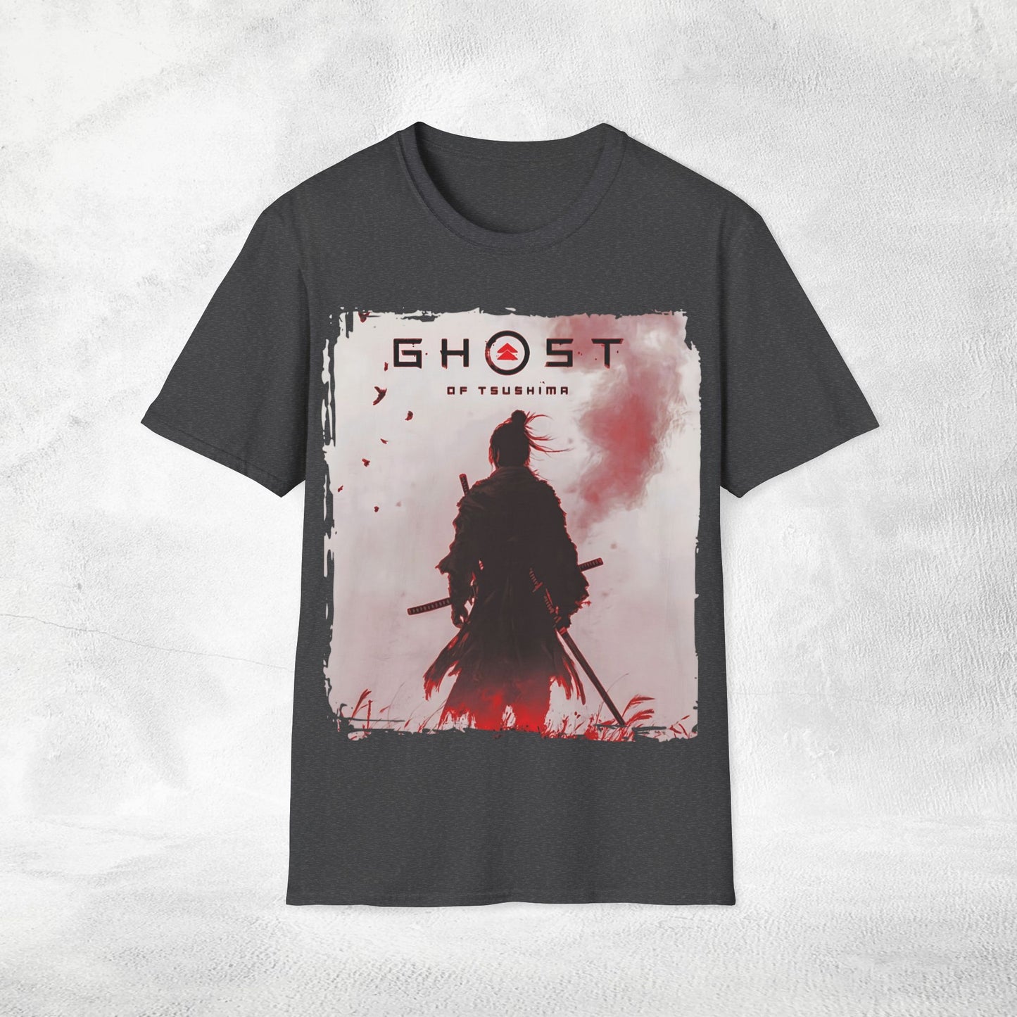 Unisex gaming shirt Ghost of Tsushima