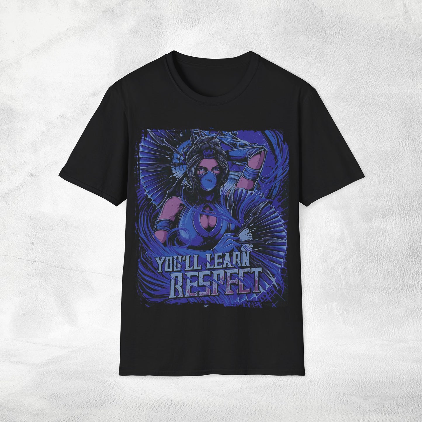 Unisex gaming shirt Mortal Kombat you'll learn respect