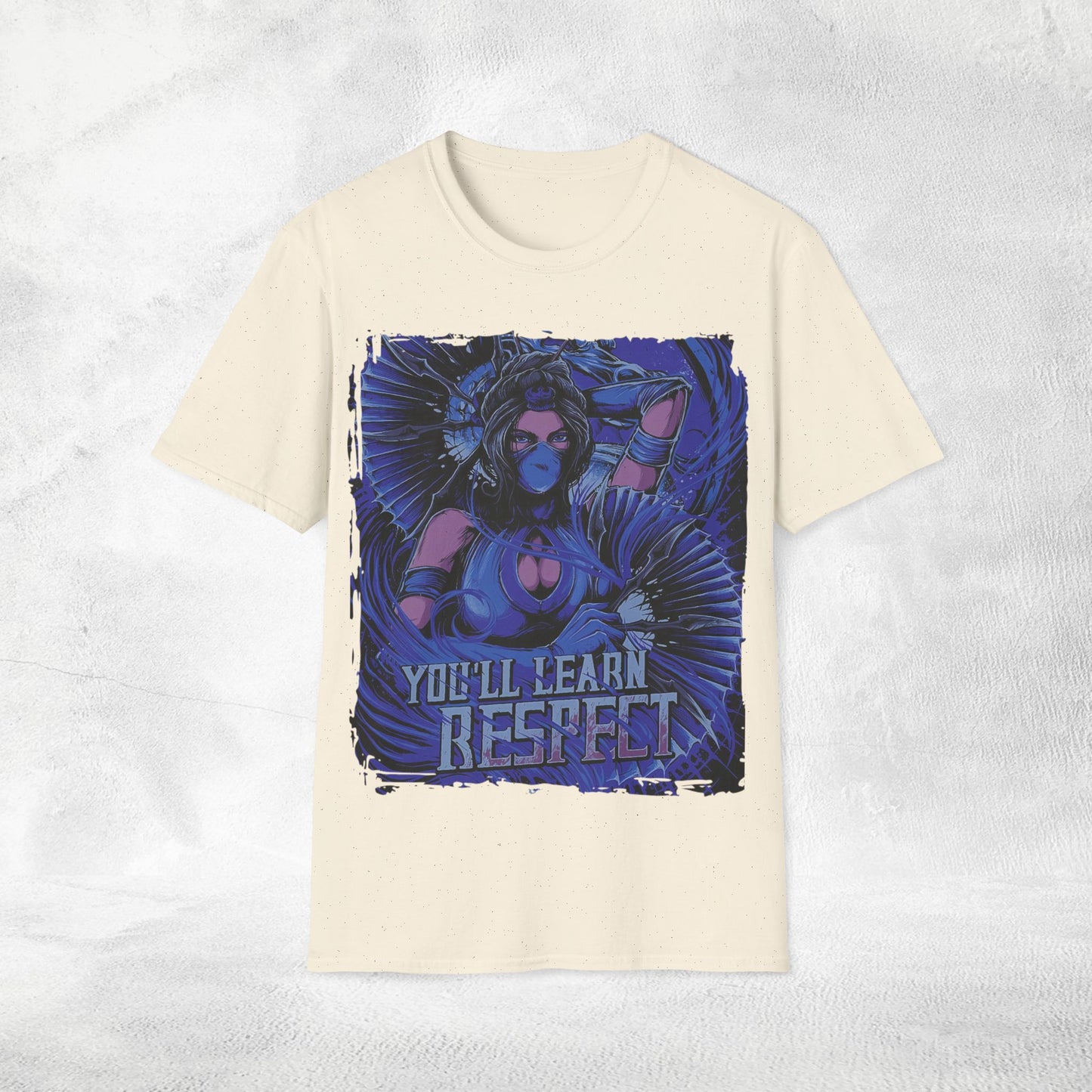 Unisex gaming shirt Mortal Kombat you'll learn respect