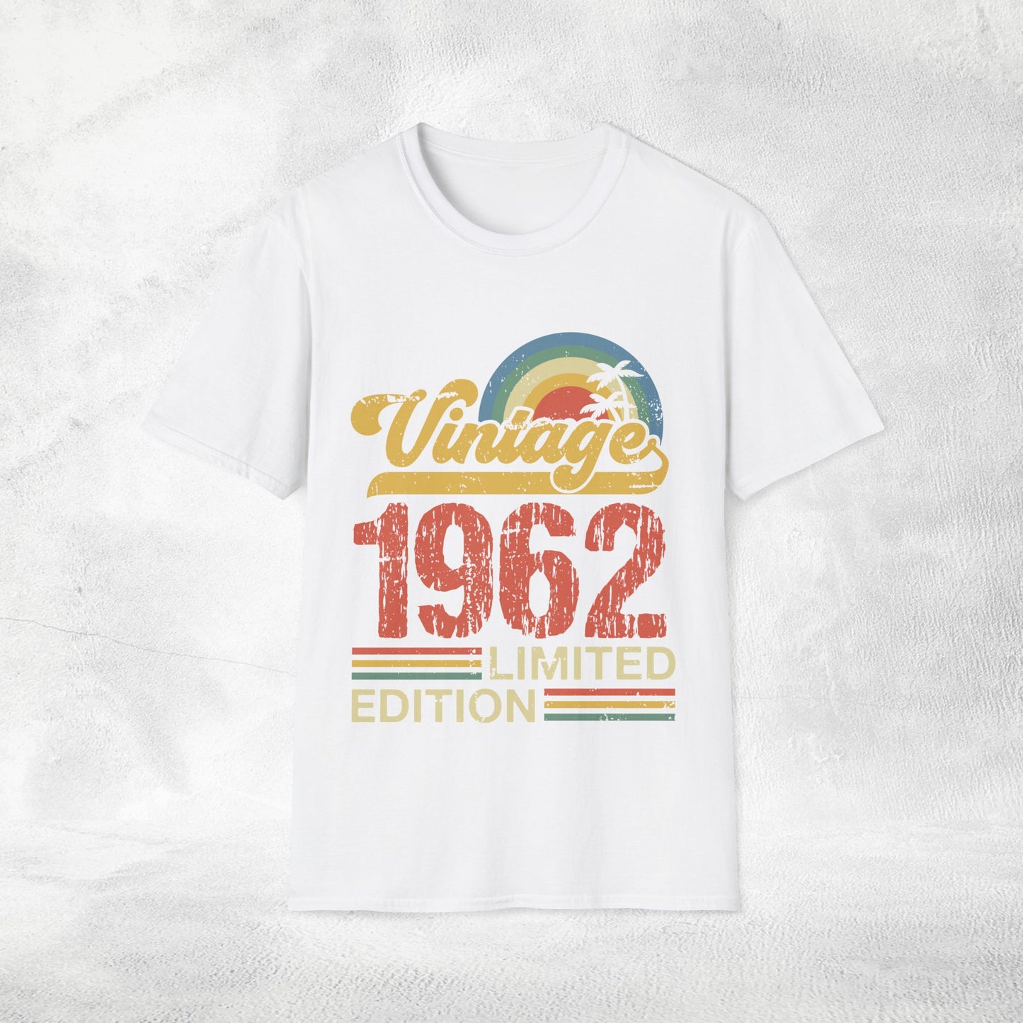 Unisex year of birth shirt 1962
