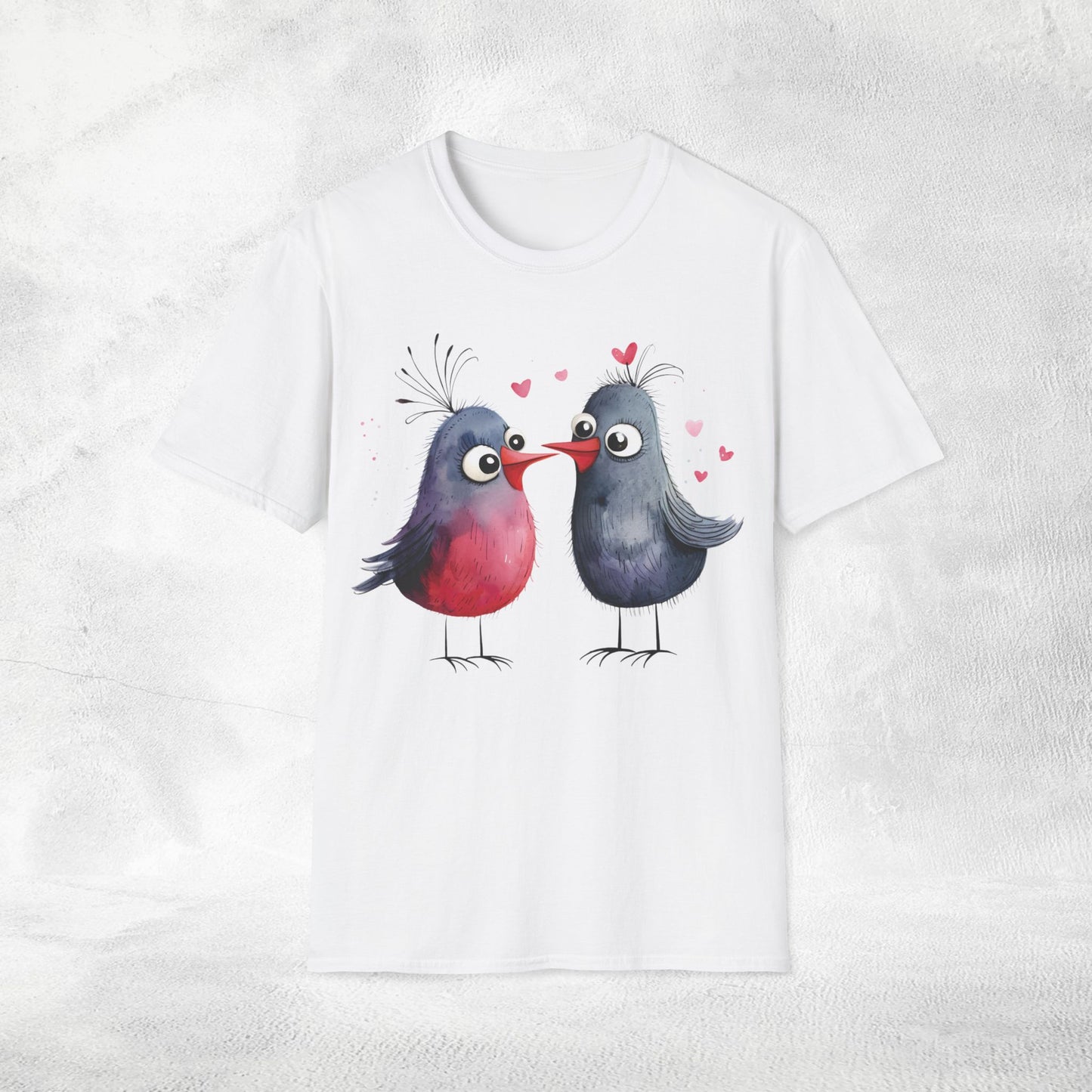 Unisex couples T-Shirt lovebird