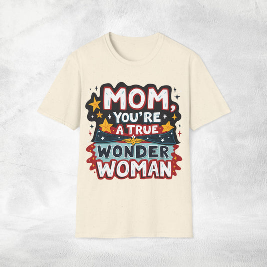 family shirt natural color edition wonder woman