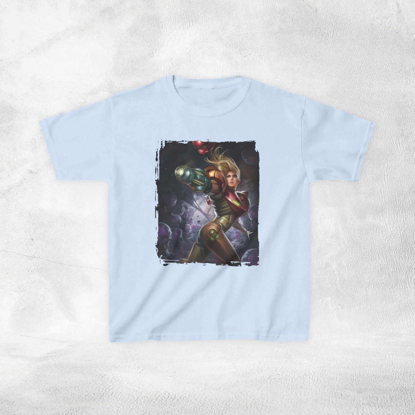 Kids  gaming shirt Samus Aran