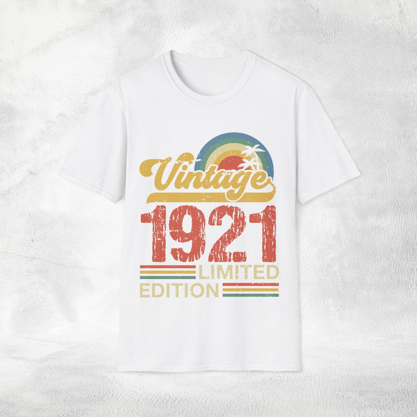 Unisex year of birth shirt 1921