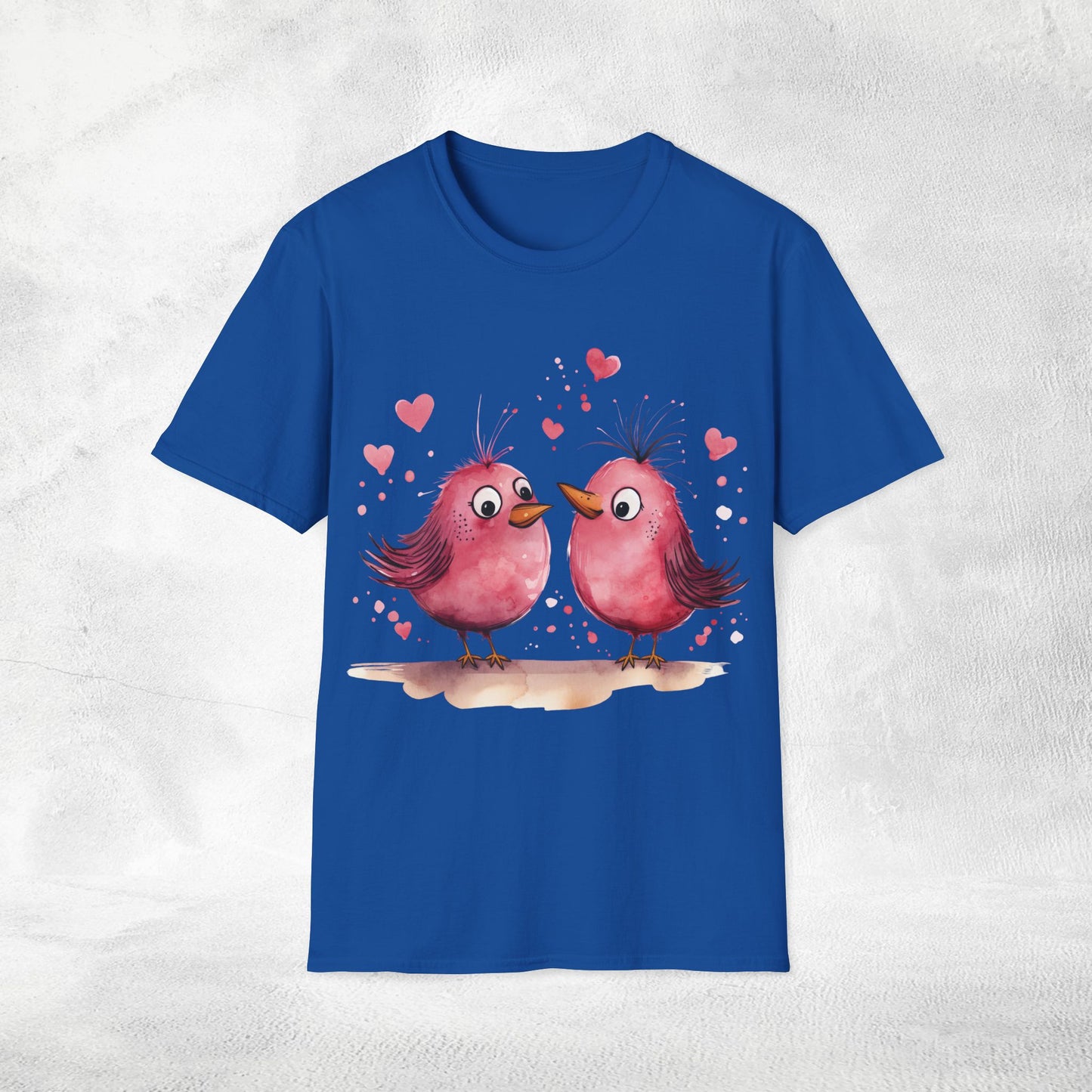 Unisex couples T-Shirt lovebird