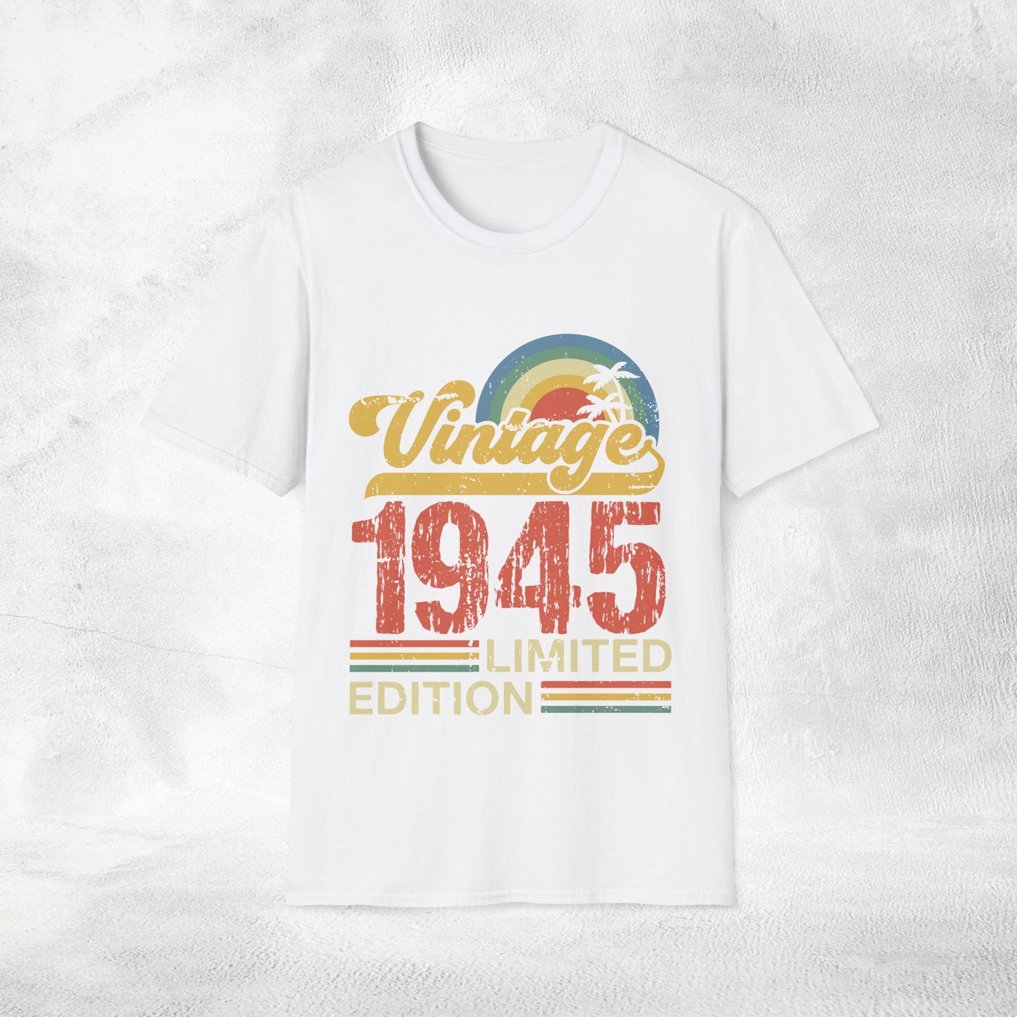 Unisex year of birth shirt 1945