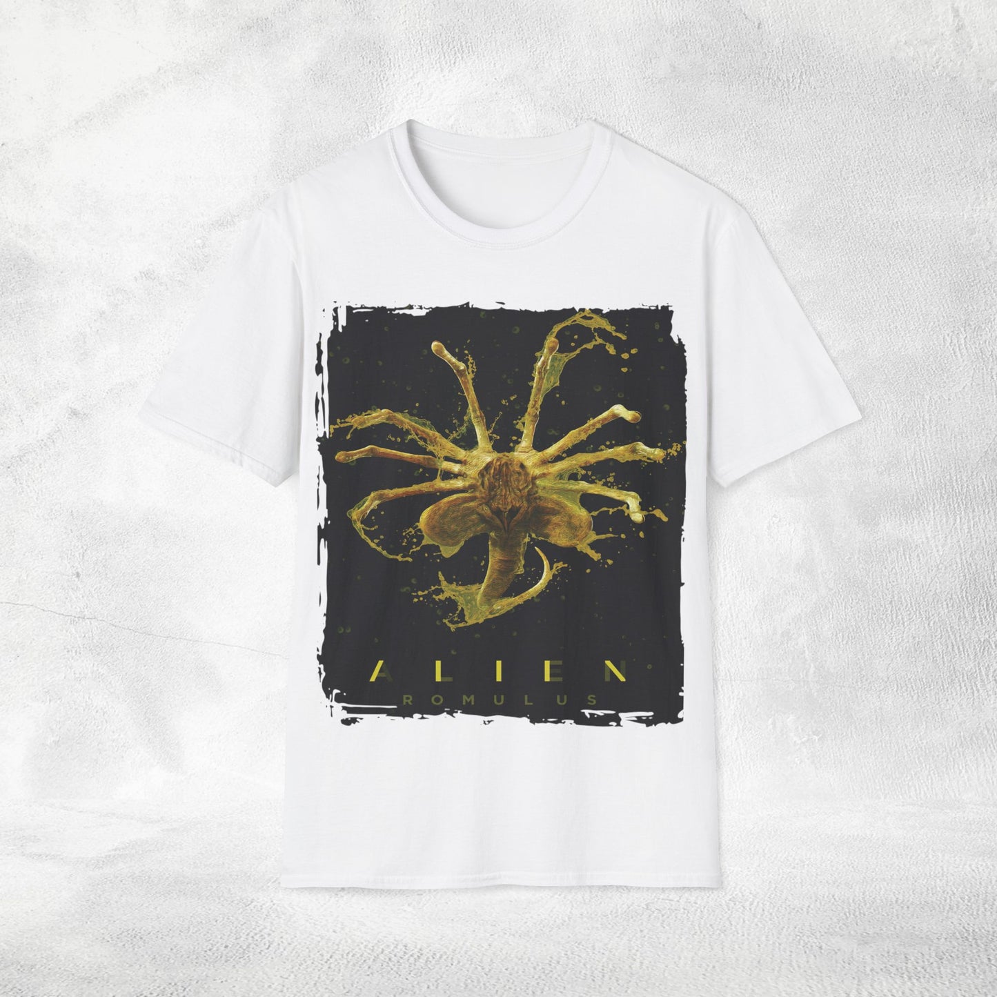 Unisex movie shirt Alien Romulus facehugger