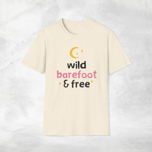 Womens Yoga shirt wild barefoot & free