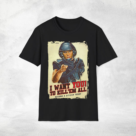 Unisex movie shirt Starship Troopers