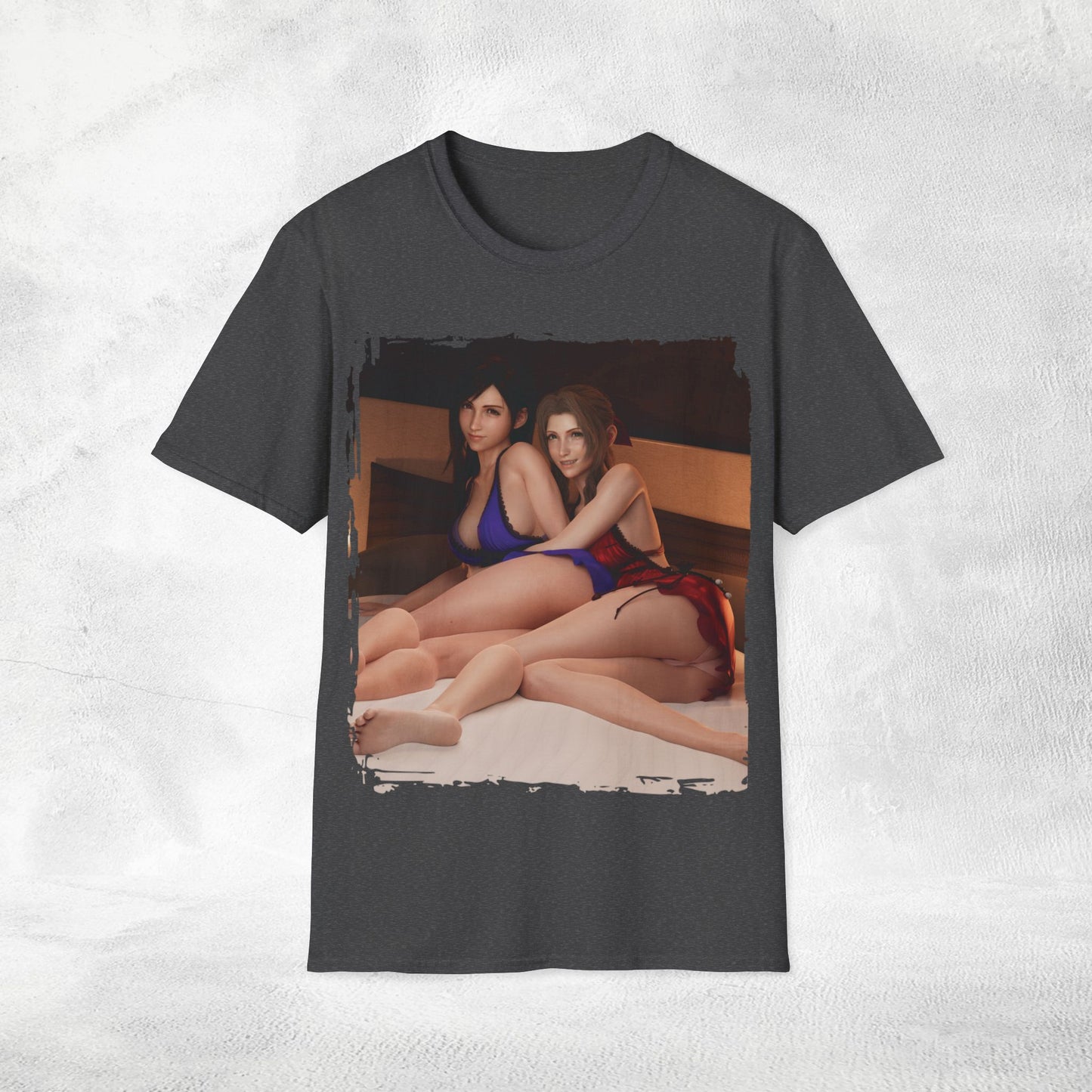 Unisex Gaming shirt Final Fantasy Aerith Gainsborough Tifa Lockhart