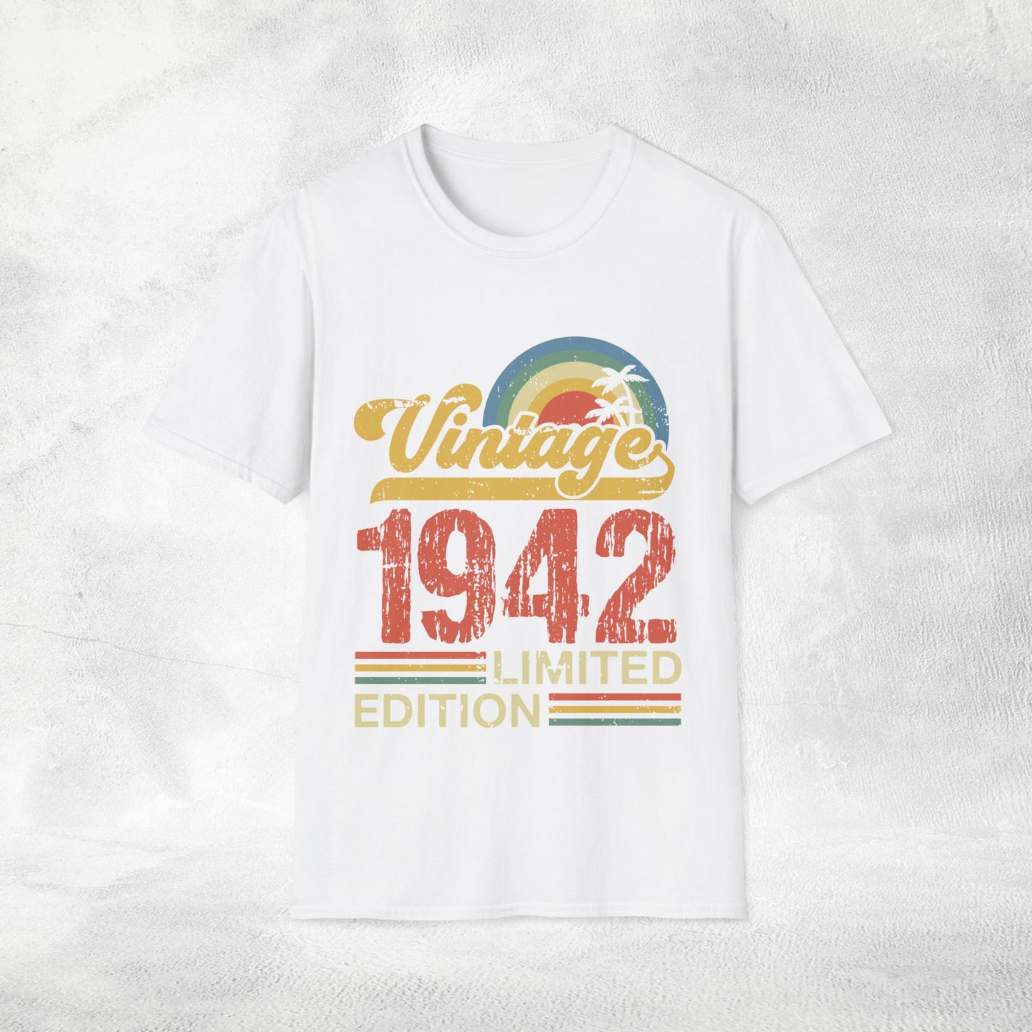 Unisex year of birth shirt 1942