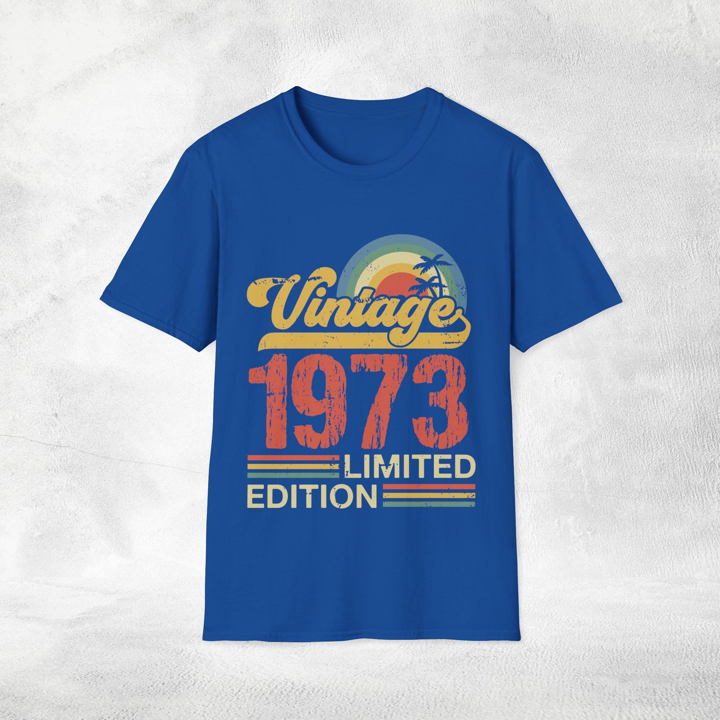 Unisex year of birth shirt 1973