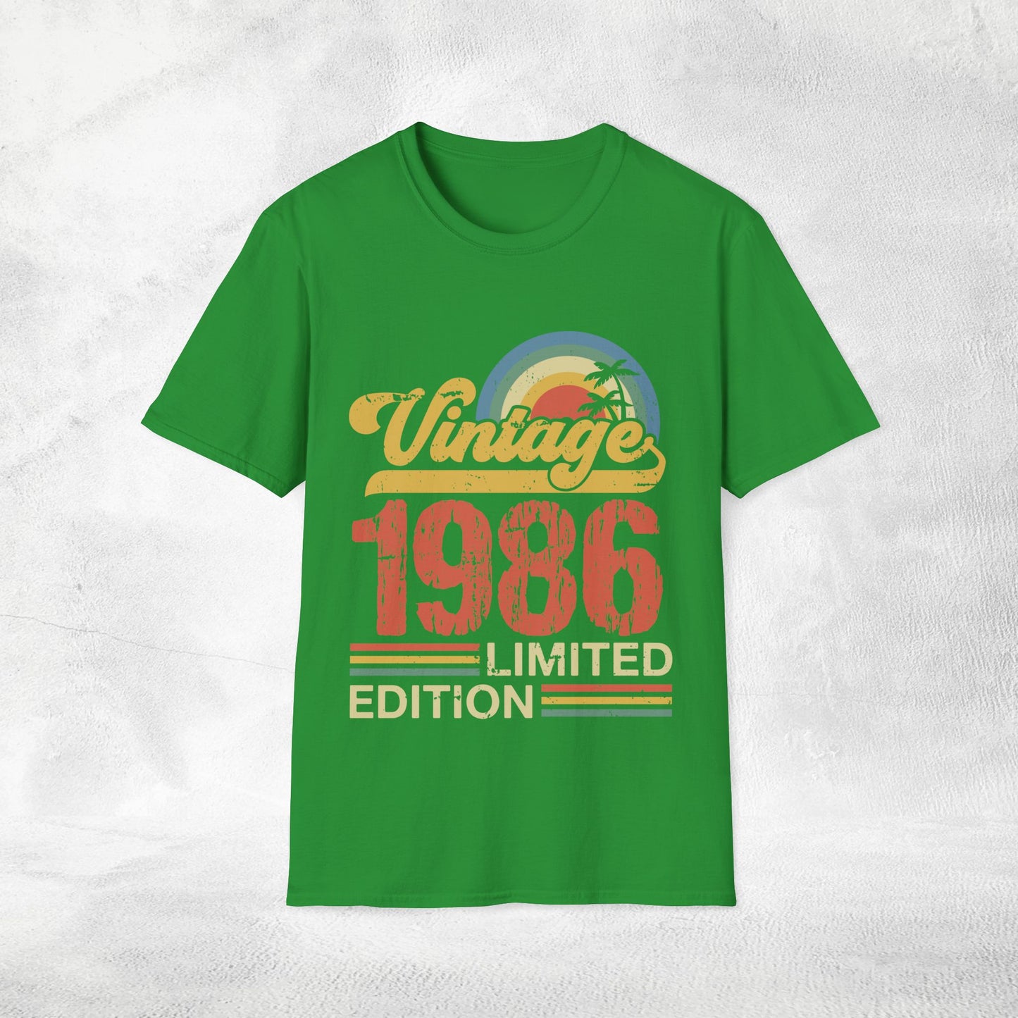 Unisex year of birth shirt 1986