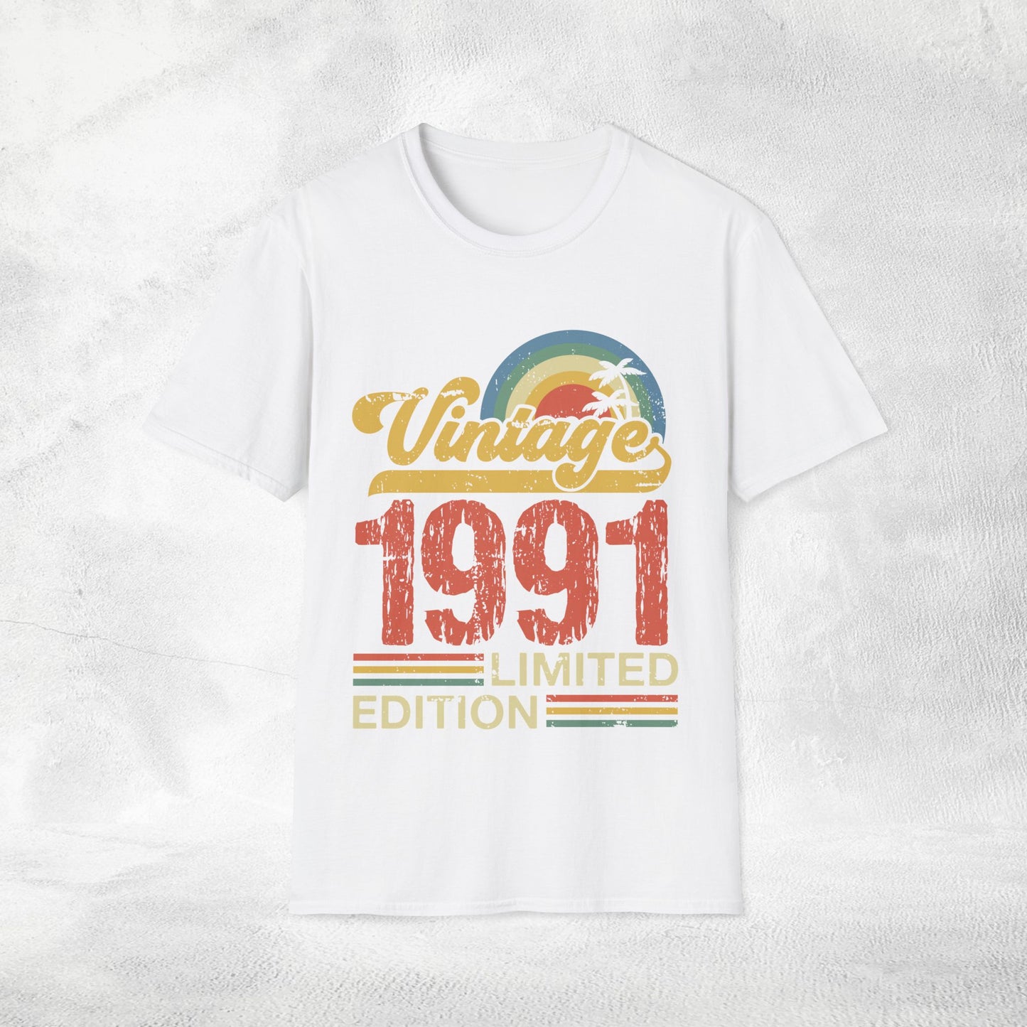Unisex year of birth shirt 1991