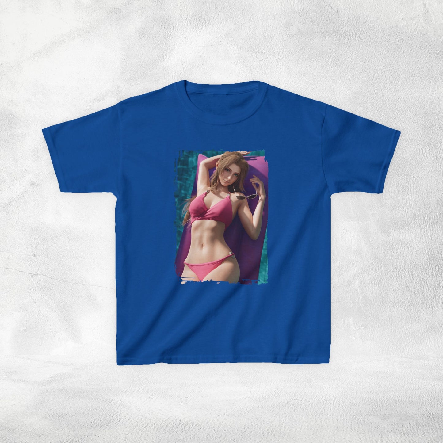 Kids gaming shirt Final Fantasy Aerith Swimsuit