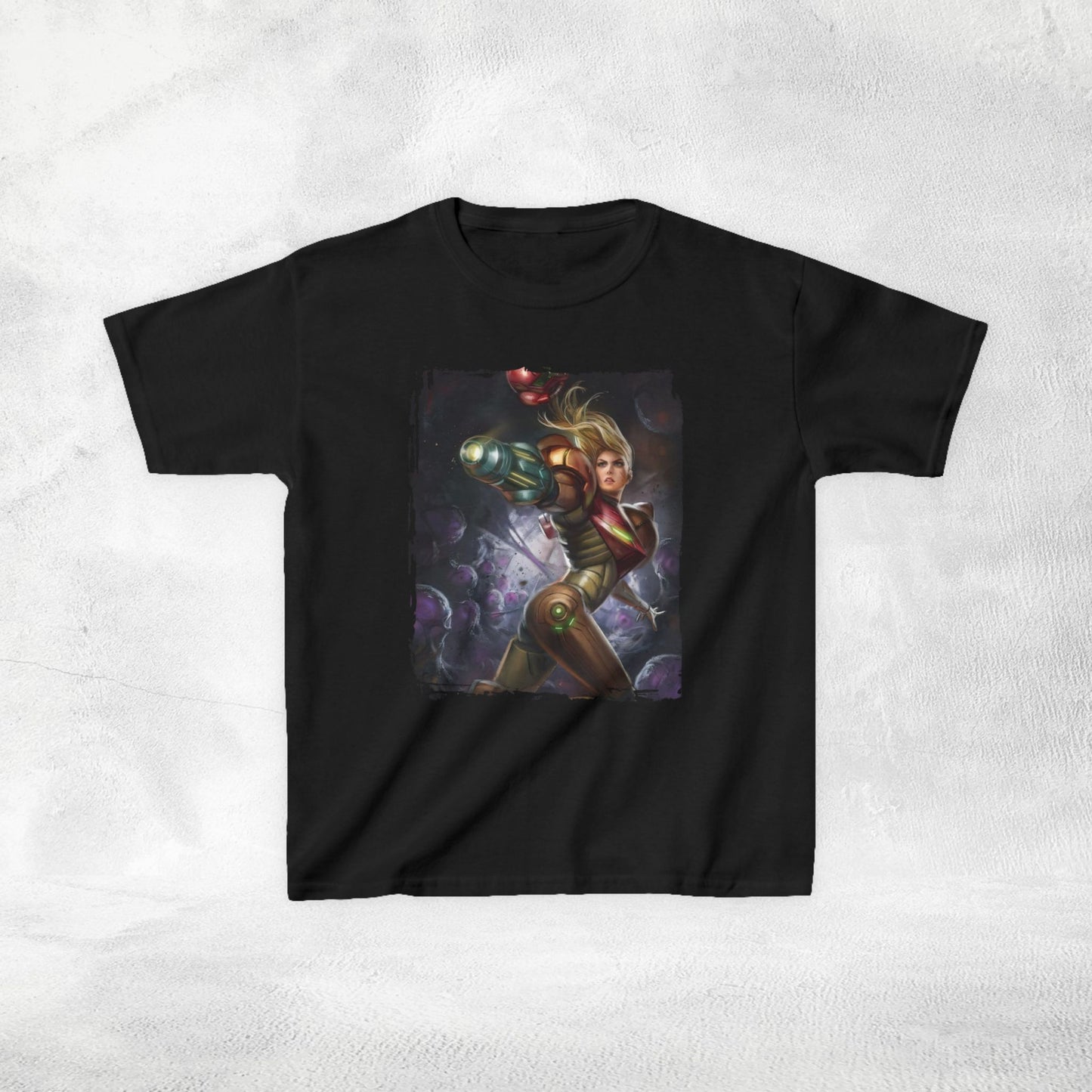 Kids  gaming shirt Samus Aran